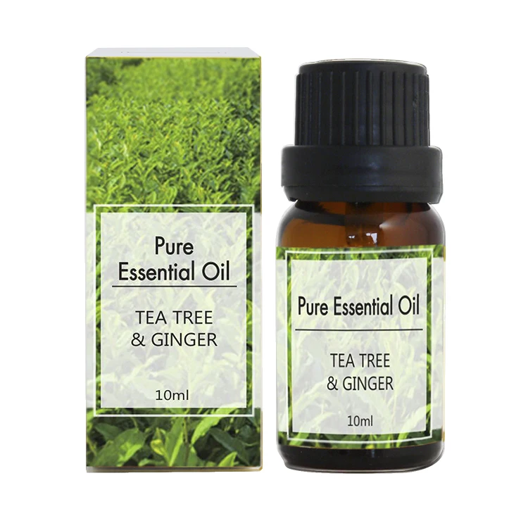 Производитель профессиональный высококачественный парфюм эфирное масло стеклянная бутылка Янтарный чай дерево и имбирь 100% чистый Ce GMP лимон MSDS листья