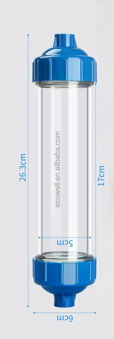 Factory Price Resin Transparent Clear Water Filter Housing for Reverse Osmosis Filter System