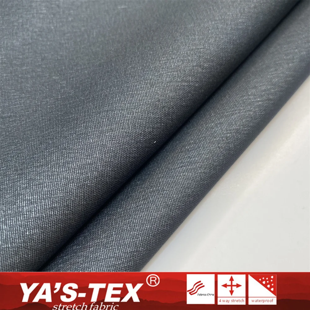 Plain Polyester Spandex fabric bonded PTFE membrane bonded Ultrathin fabric 3 layers Waterproof Tear Resistant for Jacket