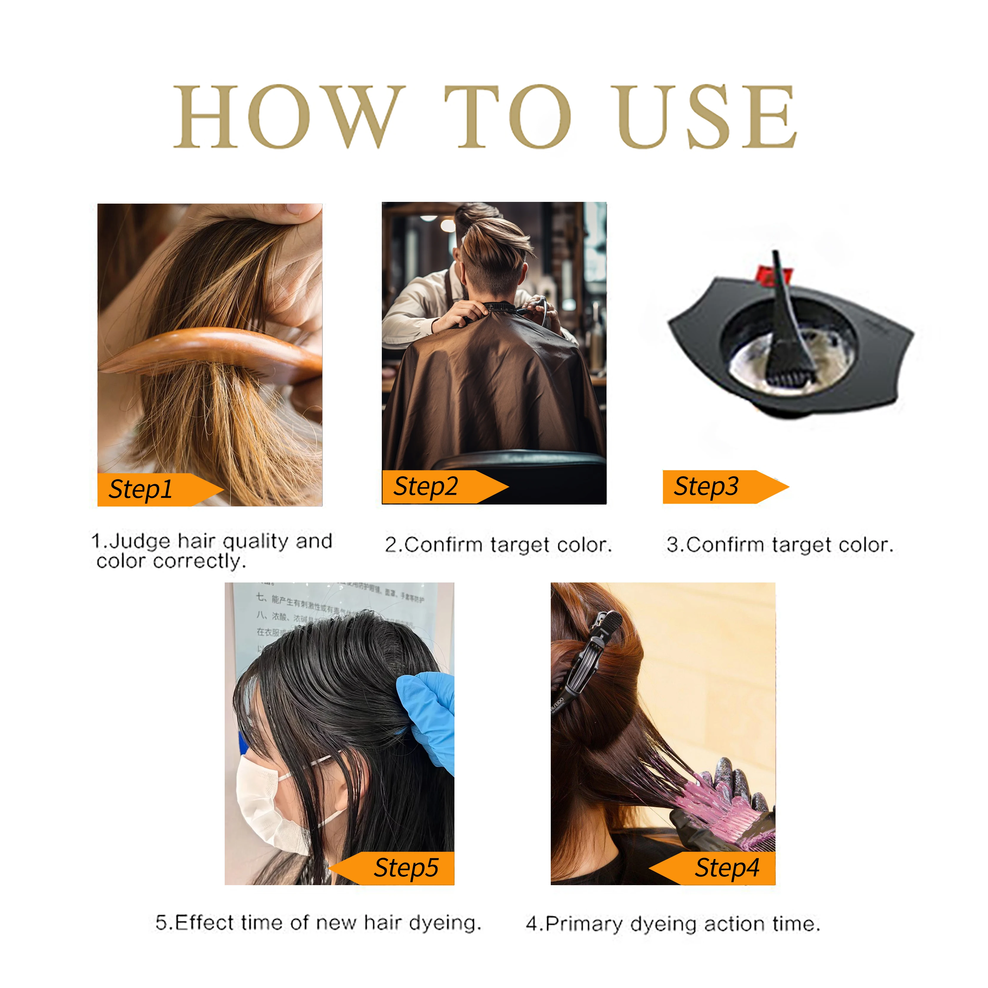 DIWEI No Ammonia Natural Professional hair dye color permanent hair color cream hair dye