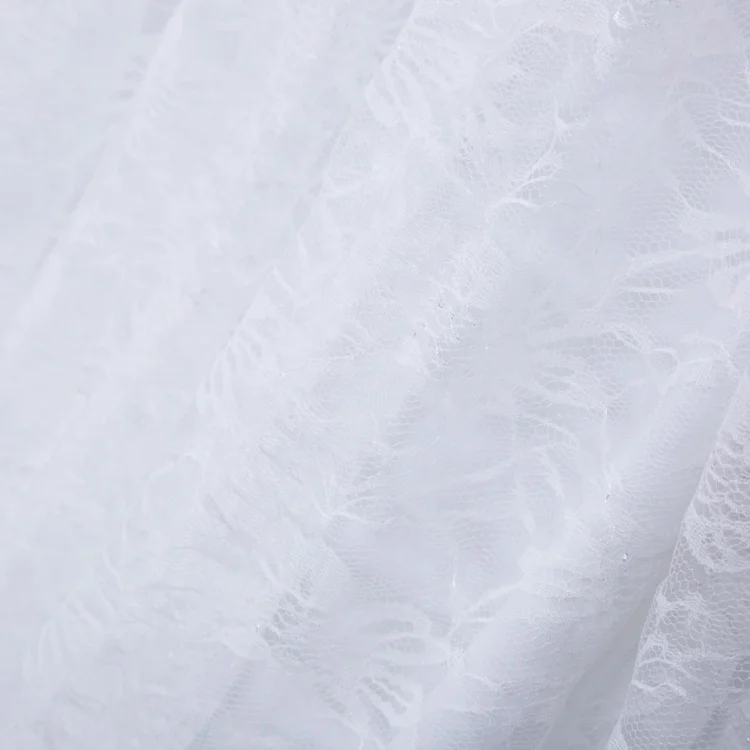 Decorative poly lace pleated wedding party and birthday table