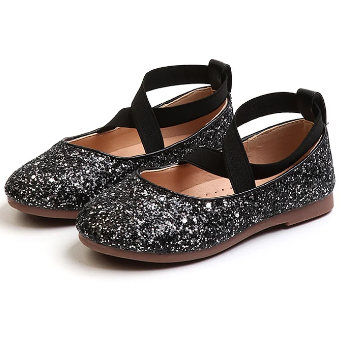 
Fancy Girl Footwear Girls Dance Shoes Flat Kid Show Loafers 