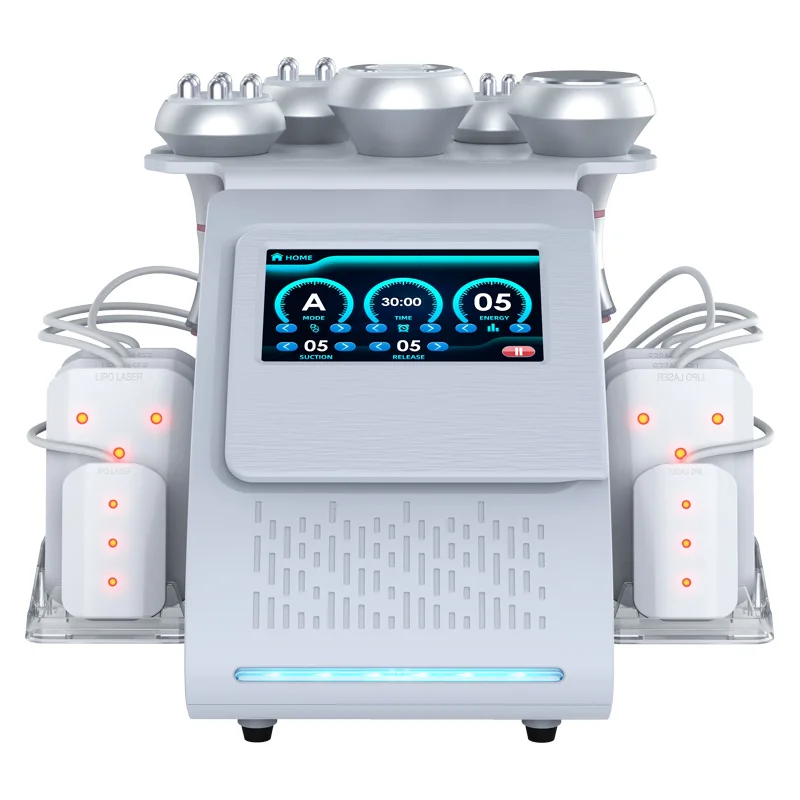 6 in 1 cavitation machine 80k laser rf fat lipo cavitation slimming machine Ems pads Lipocavitation 80 k