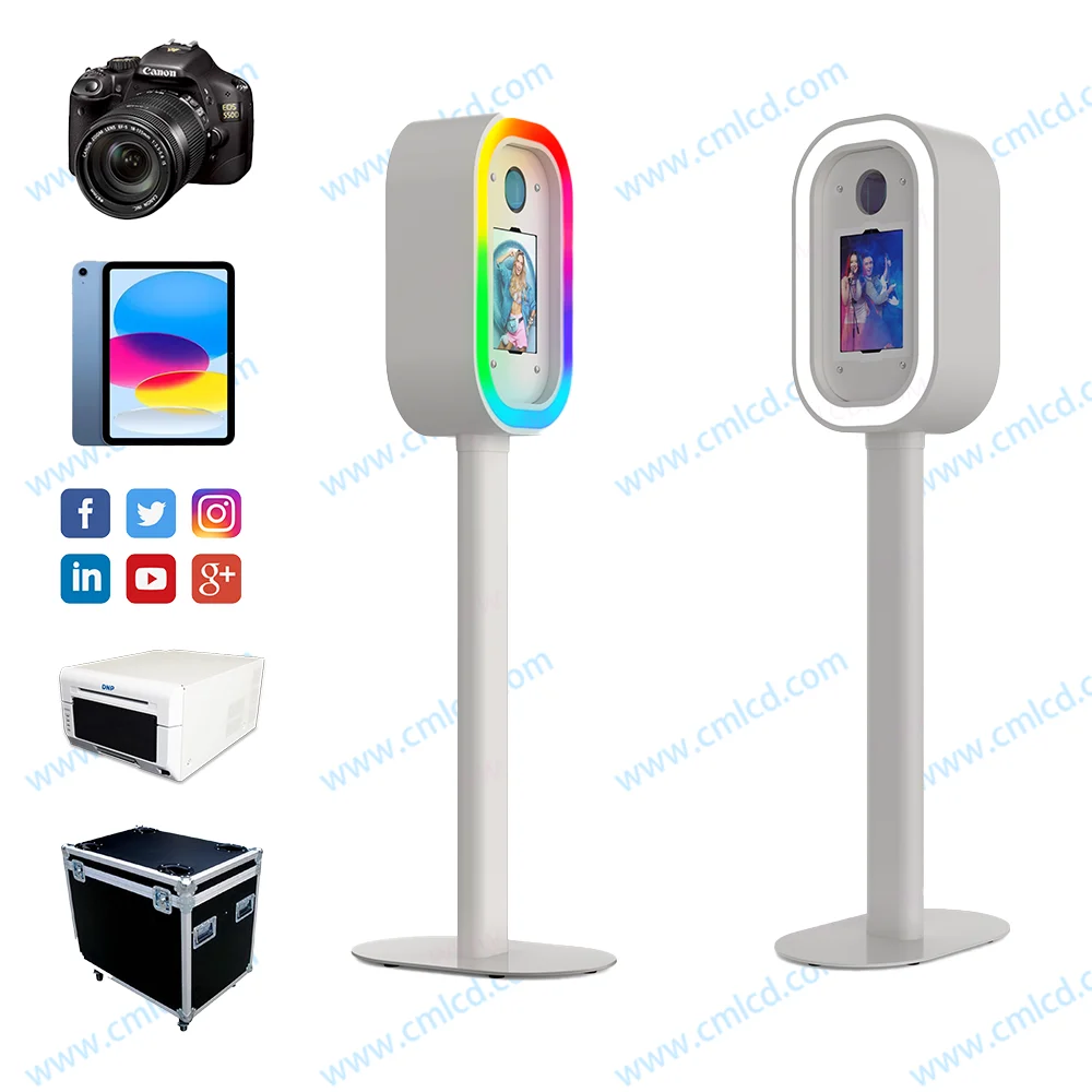 Panic Buying mini vogue photobooth for Wedding Grad Party Prom Season Events Photo Booth with flight case photobooth