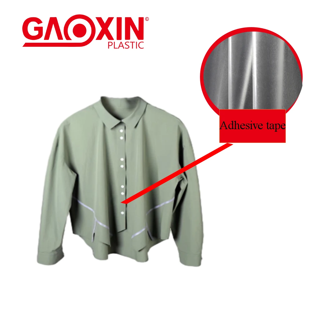 Free sample garment accessories Double Sided Adhesive Film seamless elasticity glue tape For Textile Fabric