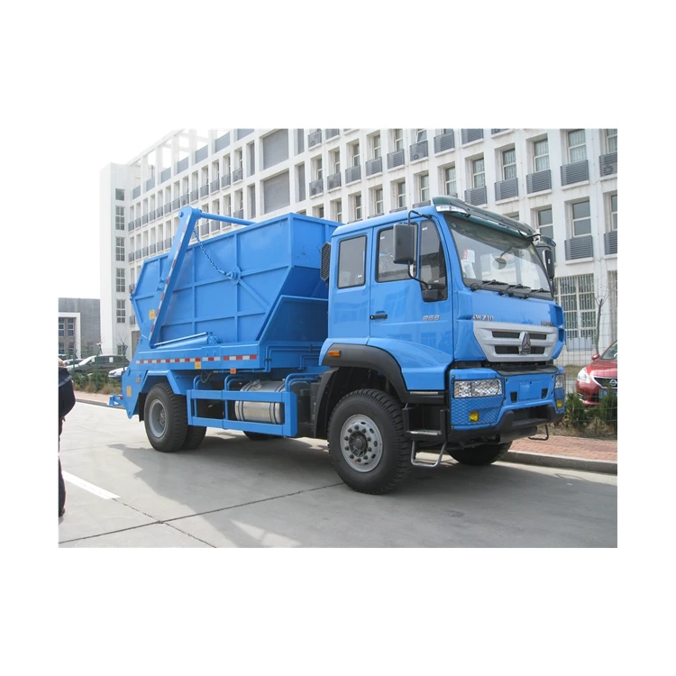 SINOTRUK HOWO 6-10CBM 4X2 Swing Arm Garbage Collection truck for sale