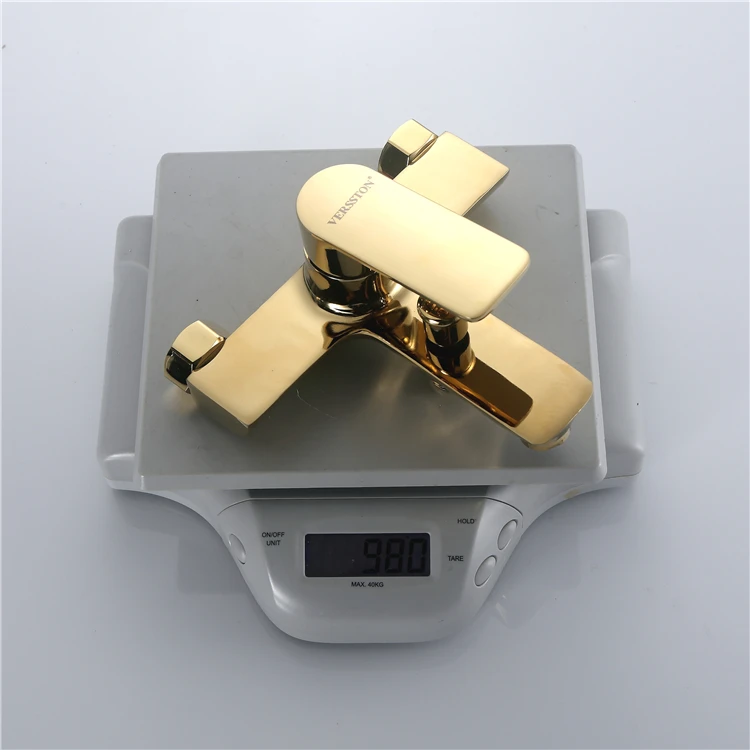 Bathroom Wall Mounted Bath Shower Mixer Faucet Set