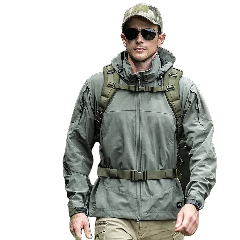 Wholesale High Quality Custom Waterproof Softshell army m65 military jacket men