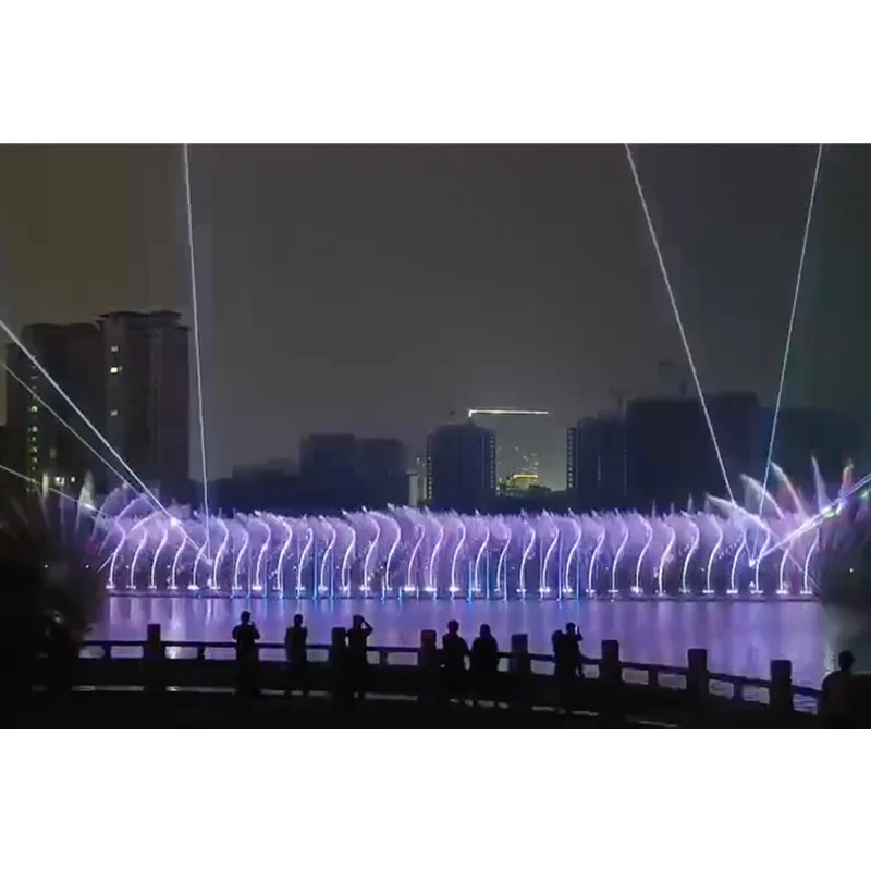 Multimedia Controlled Water Fountain Pool Musical Dancing Swing Fountain Show Outdoor