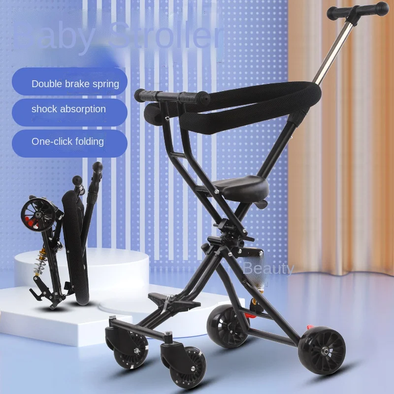 Wholesale Baby Simple Baby Walking Folding Trolley