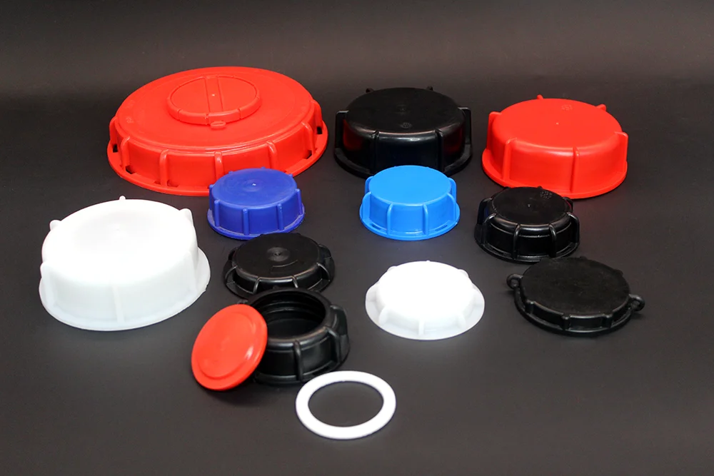 2 Inch screw cap in black for IBC ball valve DN50 S60*6 dust cover 58mm