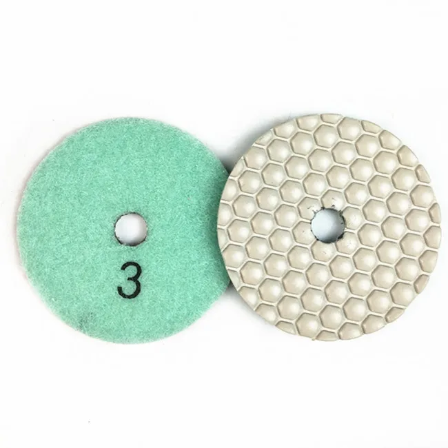 JDK 3 inch Diamond Dry Polishing Pad for Granite Using