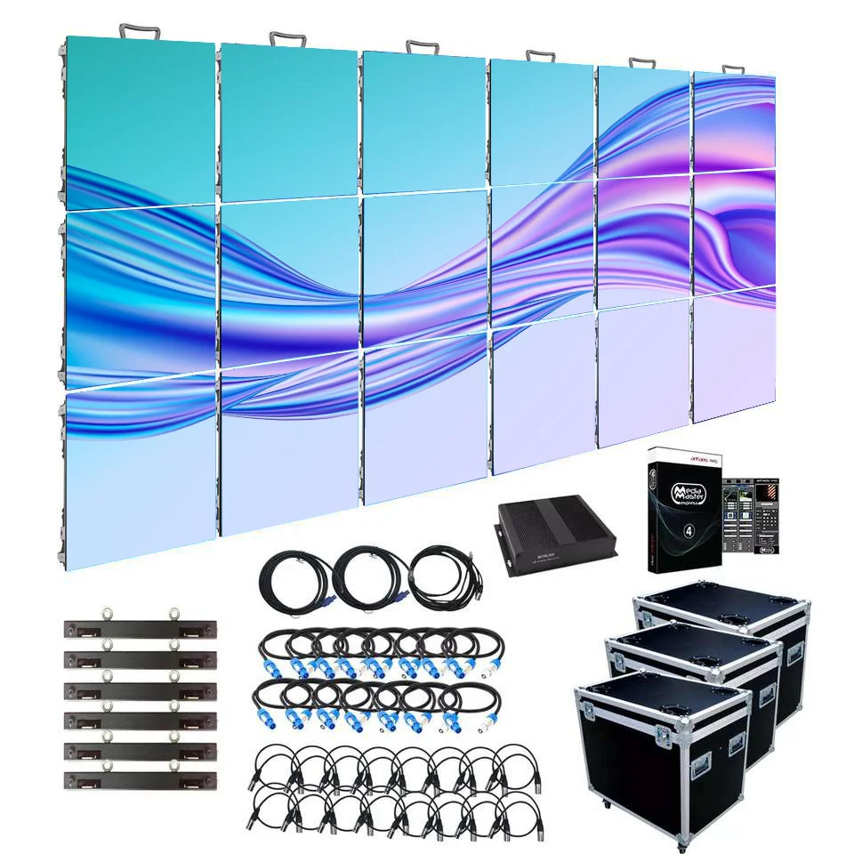 Full Color P2.9 P3.9 P4.8 Portable Church Stage Backdrop Led Screen Display P4 P2 P3 Outdoor Indoor Led Video Wall Screen