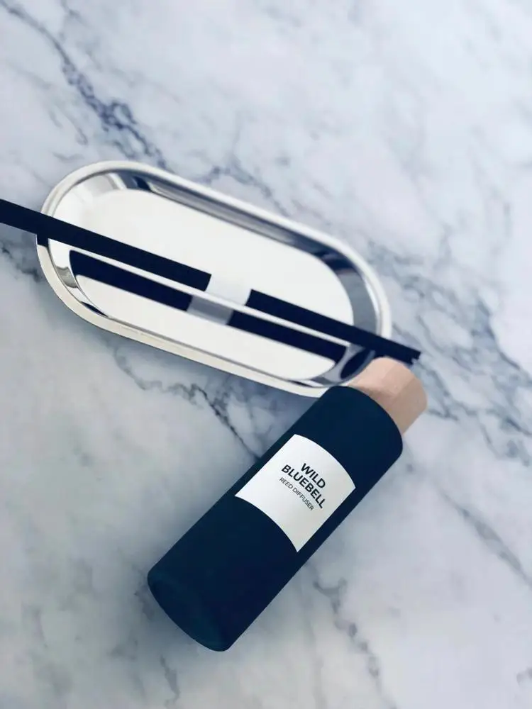 150ml perfume oil reed diffuser in glass bottle with wooden cap