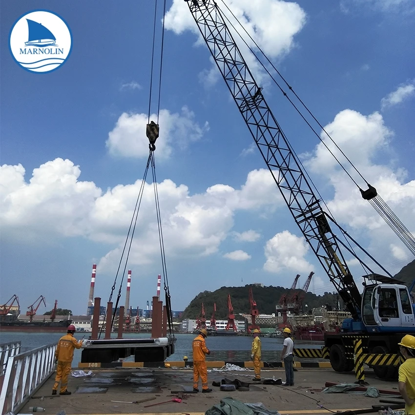 Floating pontoons dock yacht marina jetty pontoon
