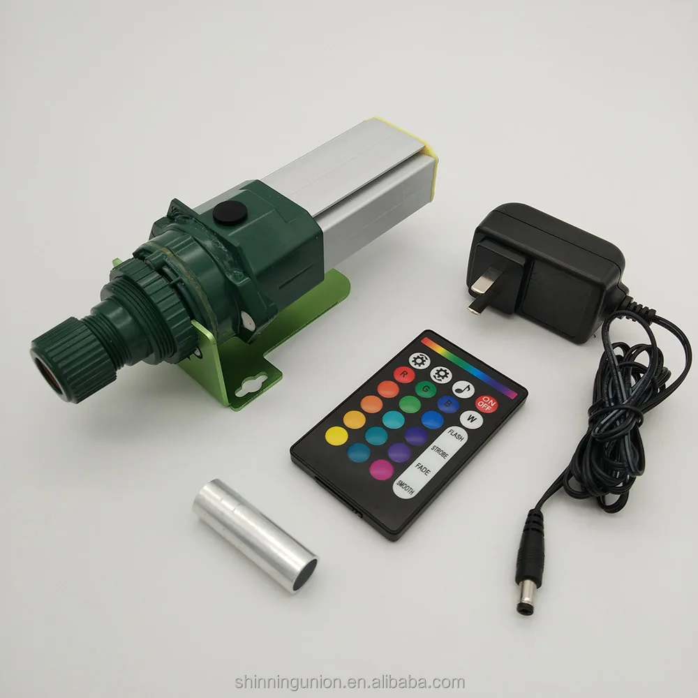 6 Watts Waterproof LED Fiber Optic Light Engine - Phone App Control LED Light Source - DMX512 Control Optional