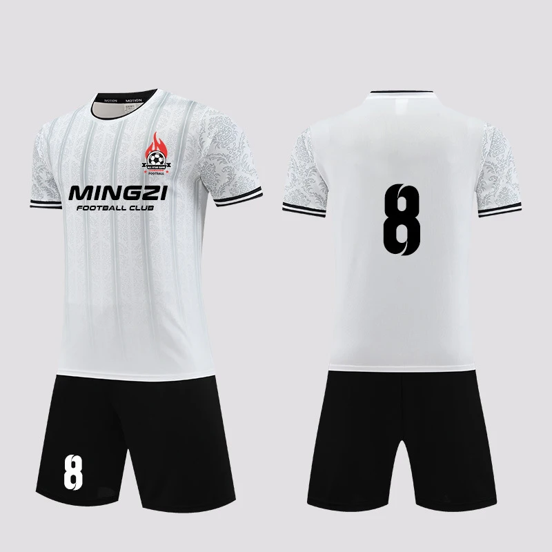 2024 hot selling good quality soccer jersey clothing breathable and comfortable Game training polyester custom football jersey