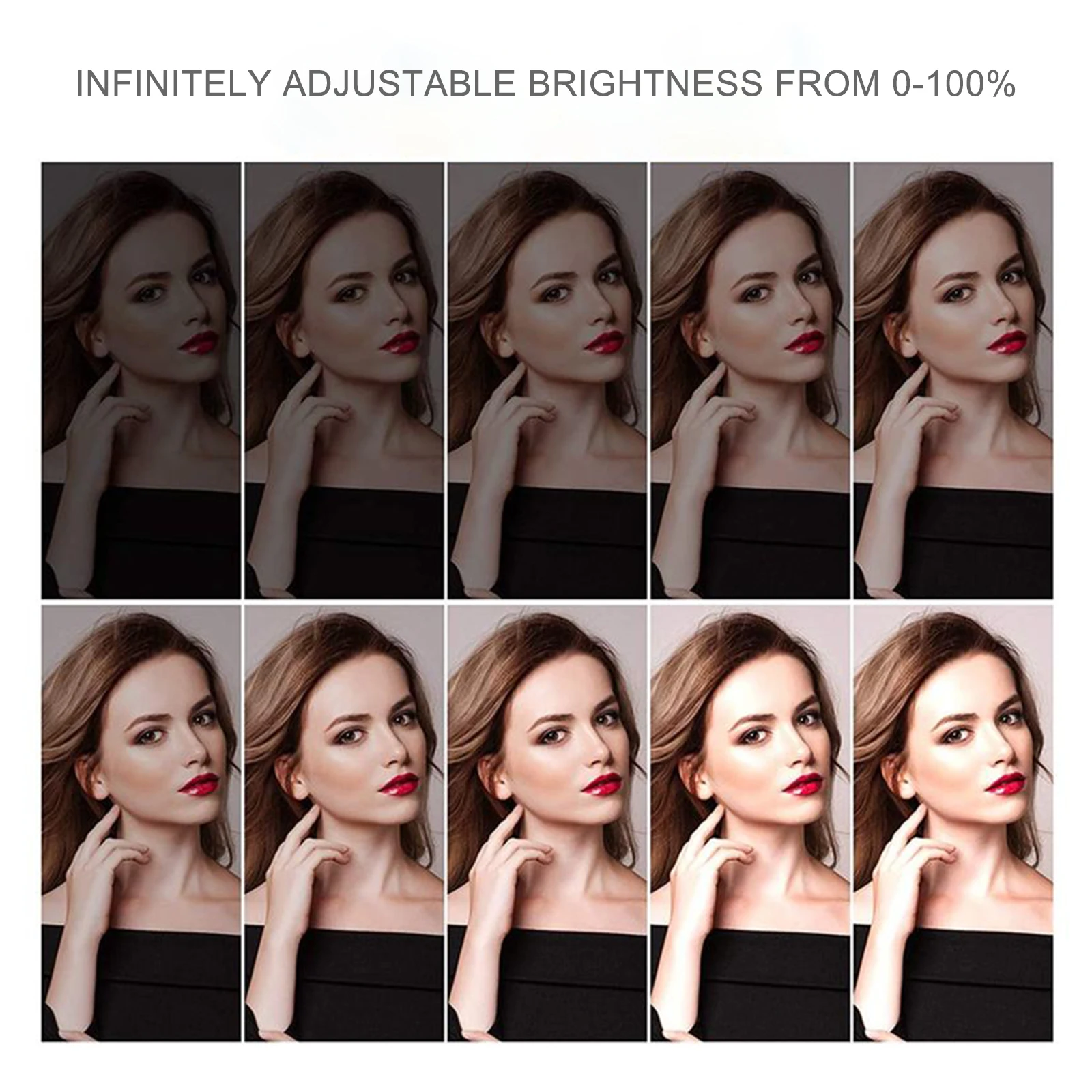 12w Rechargeable Smartphone Cute Phone Clip Led Fill Light Portable Live Streaming Makeup Webcam Lighting Zoom Call Clip Light