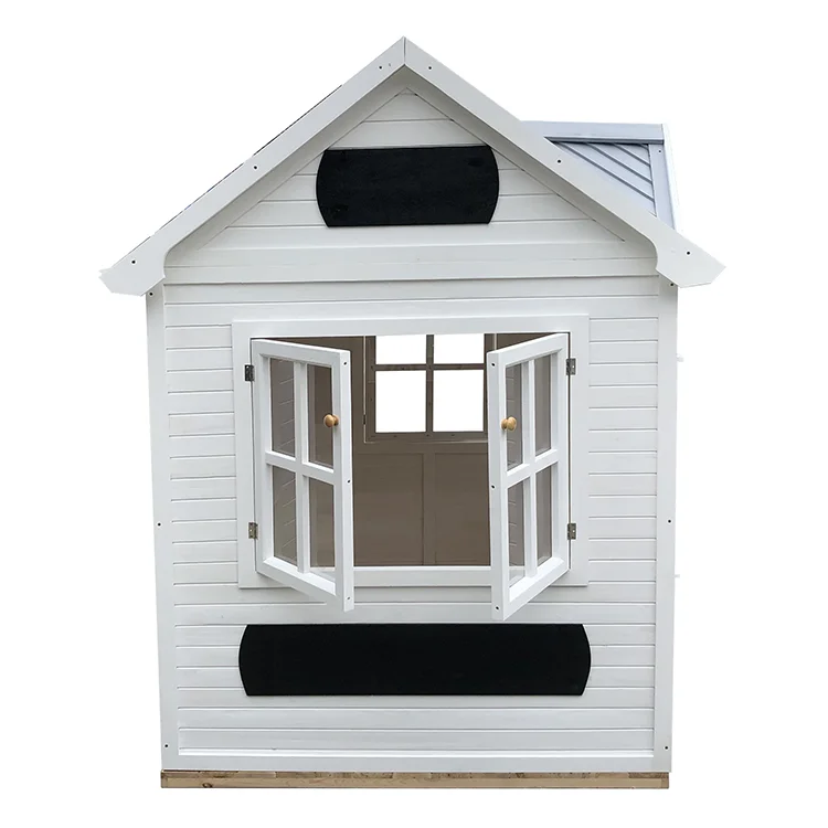 Custom Design Wooden Outdoor Kids Playhouse Small Wooden Decorative Houses Wooden Children Playhouse