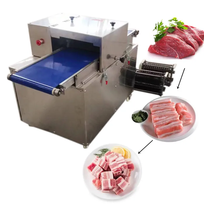 big	pork meat cut machine	meat dicer fresh beefstrips 	beef mutton chicken breast fish domestic bandsaw for meat slicing