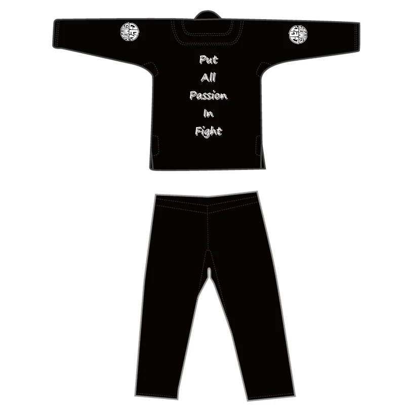 Kimono Colored Karate Uniform Cotton Bjj Gi Jacket and Bottom Manufacturer