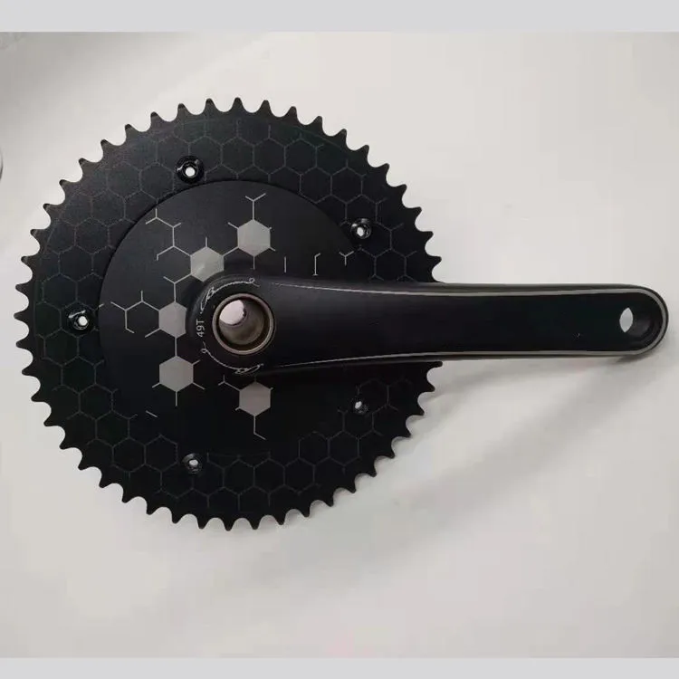 Hot sale TUOBU  Fixed bike  Crankset Single Speed track  road bicycle Fixed Gear 700c Chainwheel crank