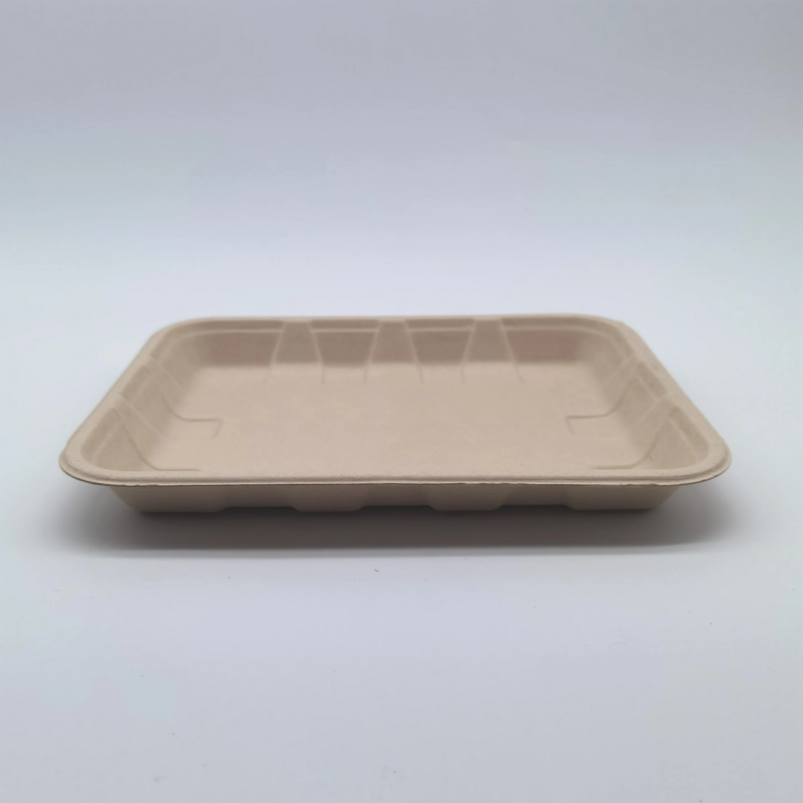 Заводская цена, сахарный тростник, багасса, биоразлагаемый одноразовый лоток для фруктов