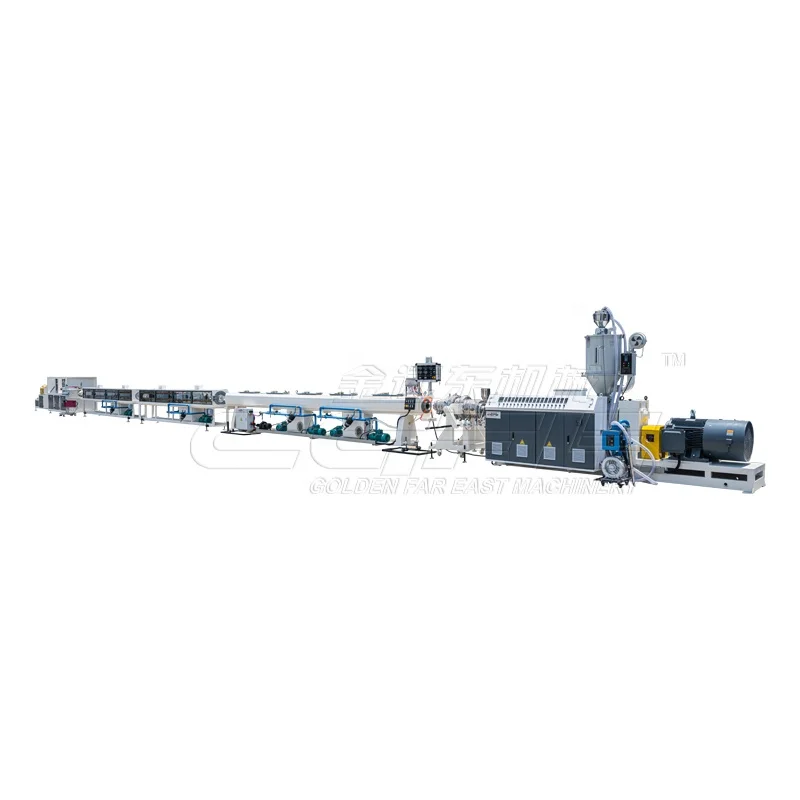 High speed PE HDPE Plastic Pipe Extrusion Line PE Pipe Making Machine with winder
