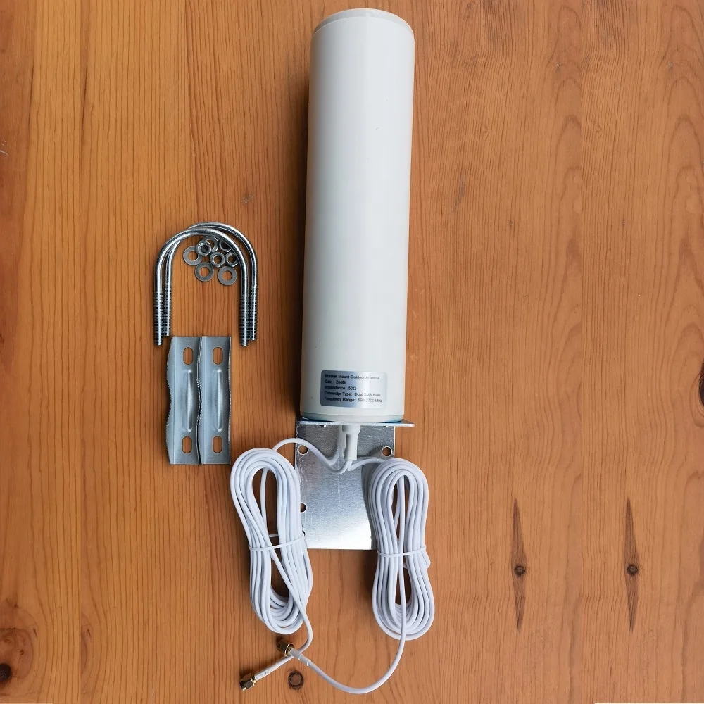 4G  LTE bracket mount outdoor W405  antenna with 5meters cable 10meters SMA/TS9/Crc9  connector