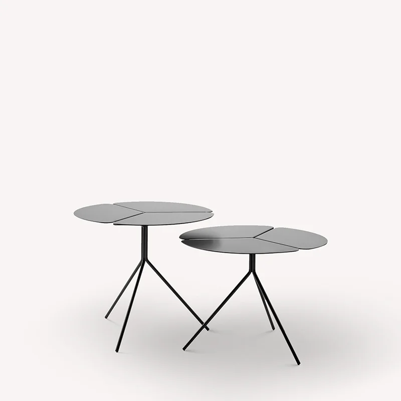 Folia table Danish designer table clover metal combination edge several household petal coffee tables