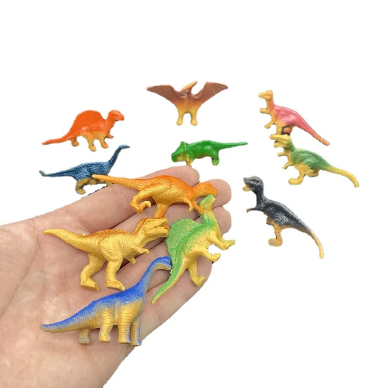 Wholesale Colorful Cute Figurine Soft Plastic Mini Dinosaur Model Toy Diy Toys Sets For Kids Children Girls