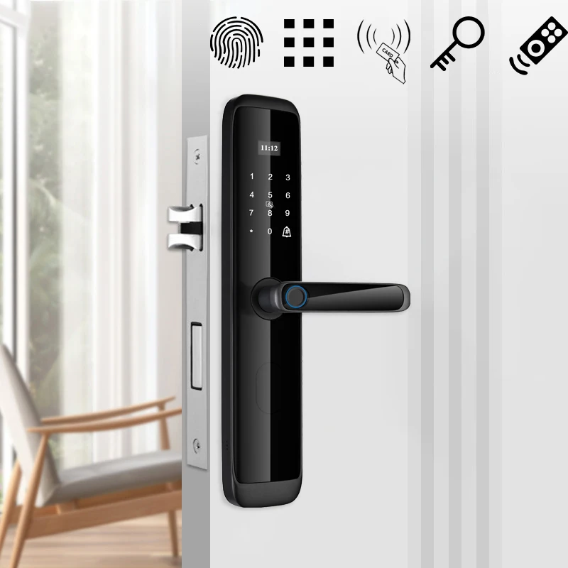 Welcomed sample order Fingerprint+password+key authorized biometric  fingerprint scanner  door lock with fingerprint amp digital
