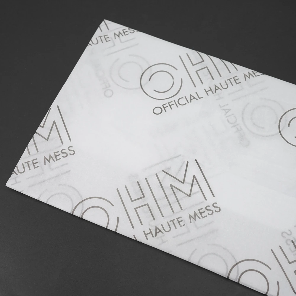 
Custom brand logo name printed tissue paper gift wrapping tissue paper manufacturing 