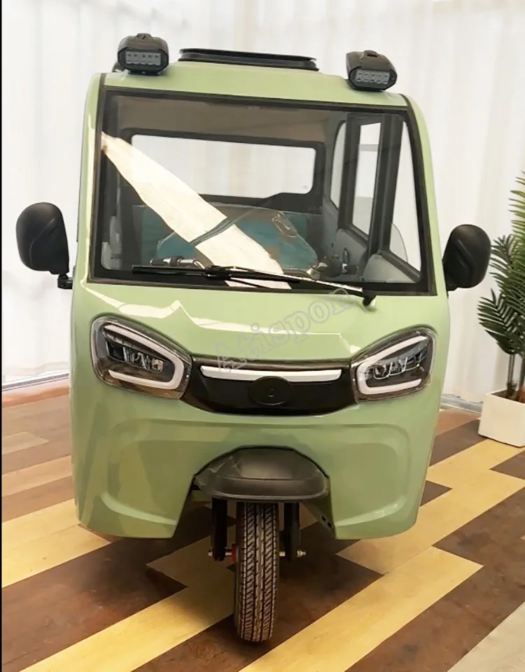 Body Electric Tricycle Adults 60V Closed Tricycle Motorcycle Rickshaw Fully Enclosed Handicapped Mini Electric