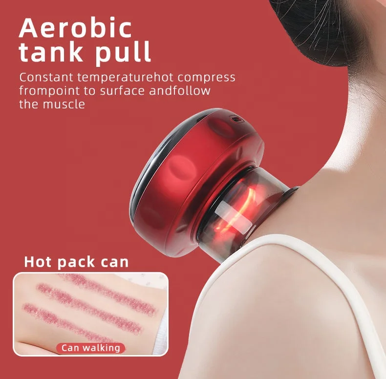 Mini Vacuum Electric Cupping Massager Body Gua Sha Scraping Device Hijama Cups Smart Cupping Therapy Massager