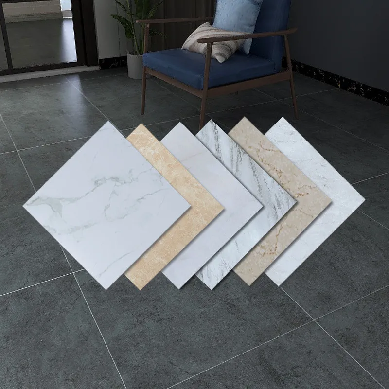 PVC Flooring Self-adhesive Friendly Wear-resistant Waterproof Plastic Stickers Commercial Cement