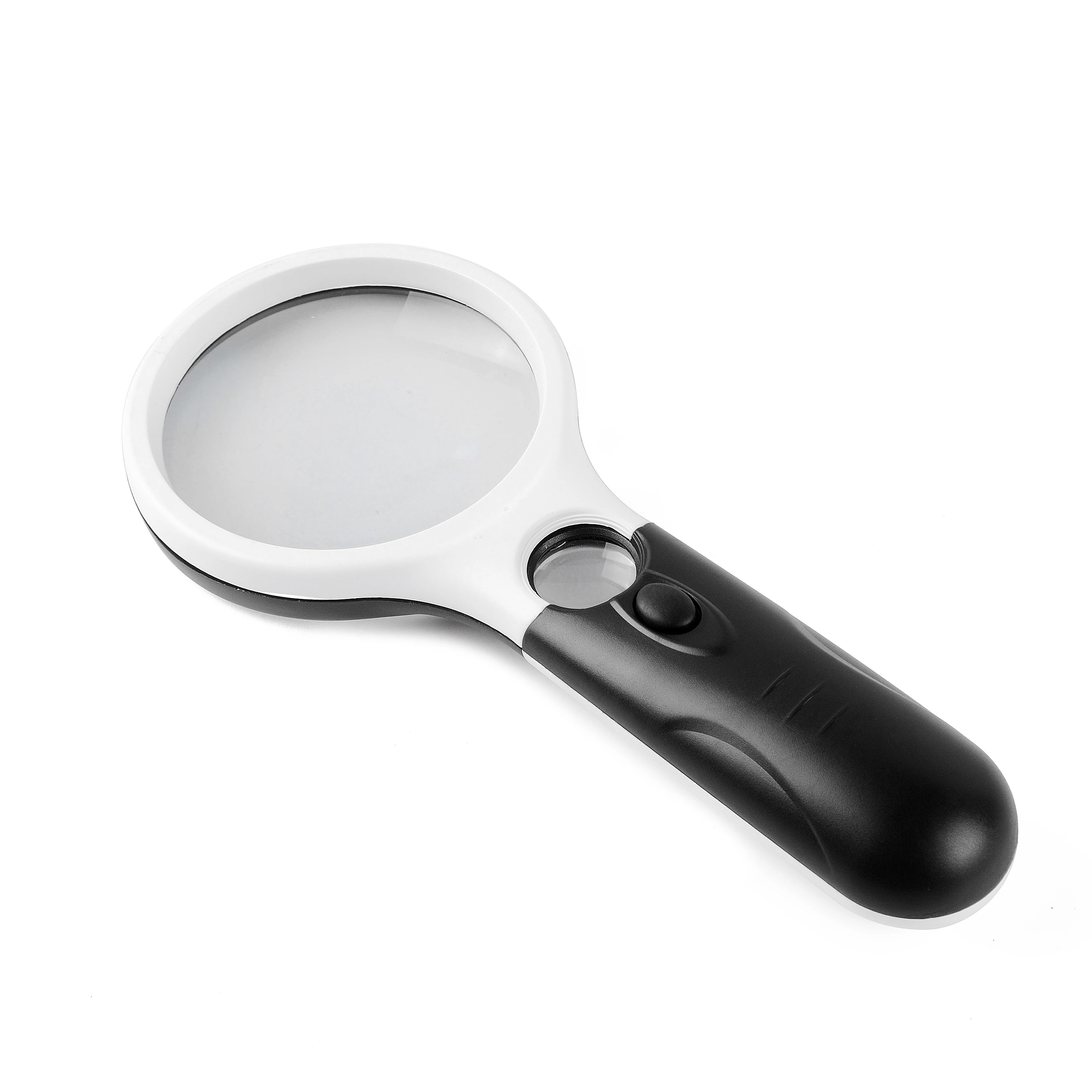 New 3X45X3 Light Hand Reading Maps Newspaper Illuminated Handheld LED Magnifier