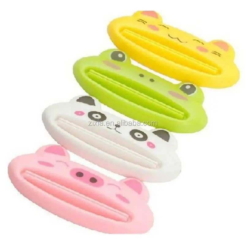 toothpaste squeezer machine Cartoon Tube Dispenser Tube Rolling Holder Animal Tooth Paste Tube Toothpaste Holder Supplies