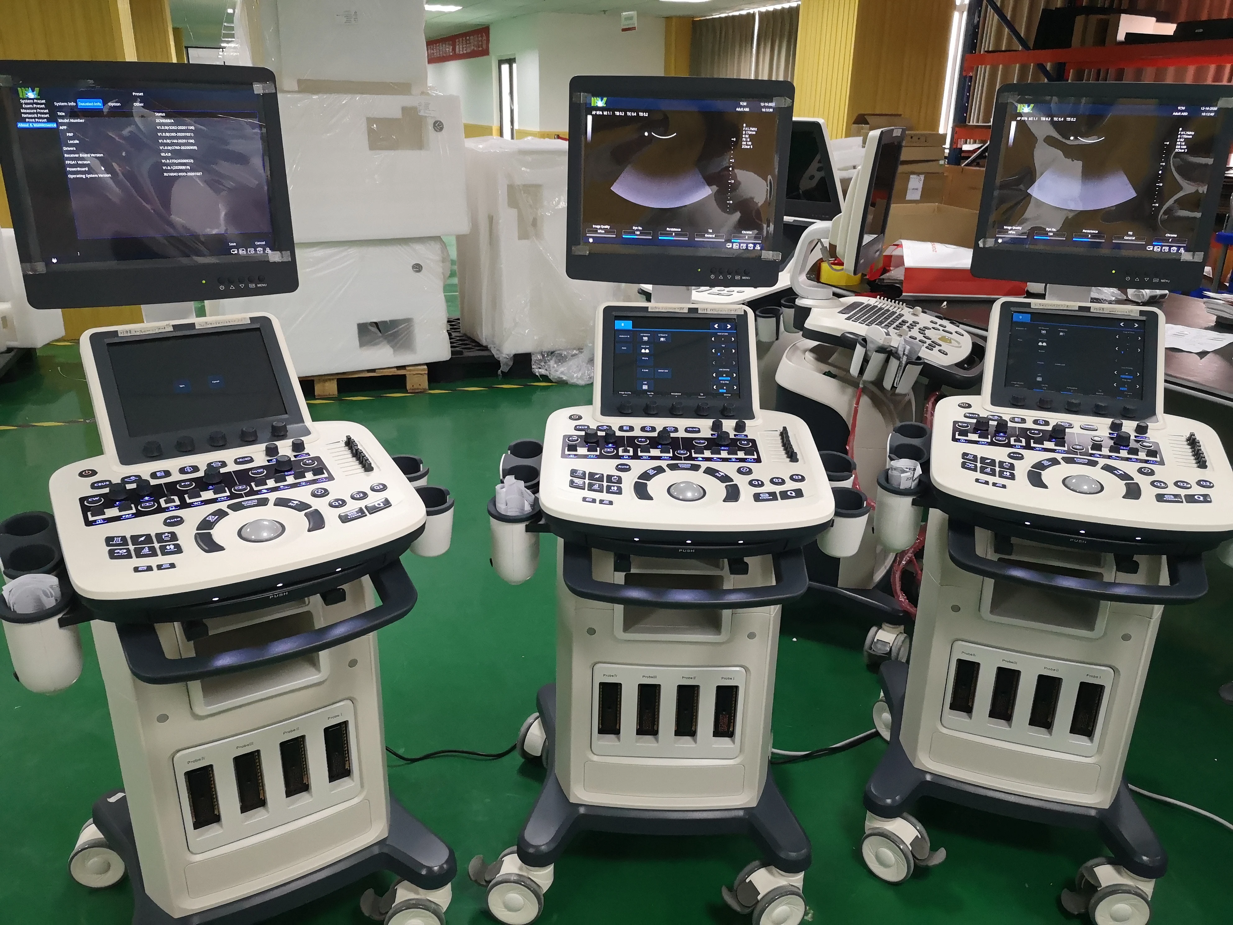 Полноценная цифровая тележка для беременных Цветной Допплер 4D ультразвуковое оборудование/Ультразвуковая машина цена