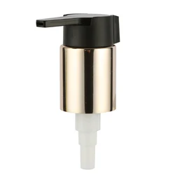 hot sale 24/410 aluminum lotion pump cover gold