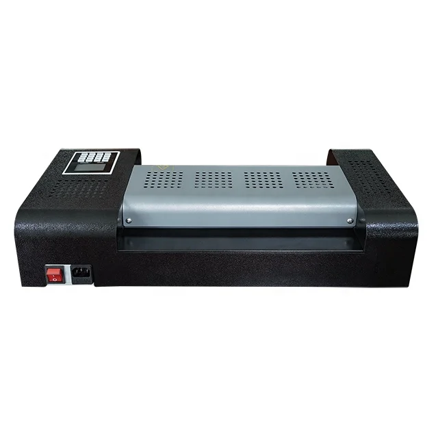 PL600 Professional Factory Direct Sale Manual Film Laminator 6 Rollers 4 Heating Tube Pouch Laminator