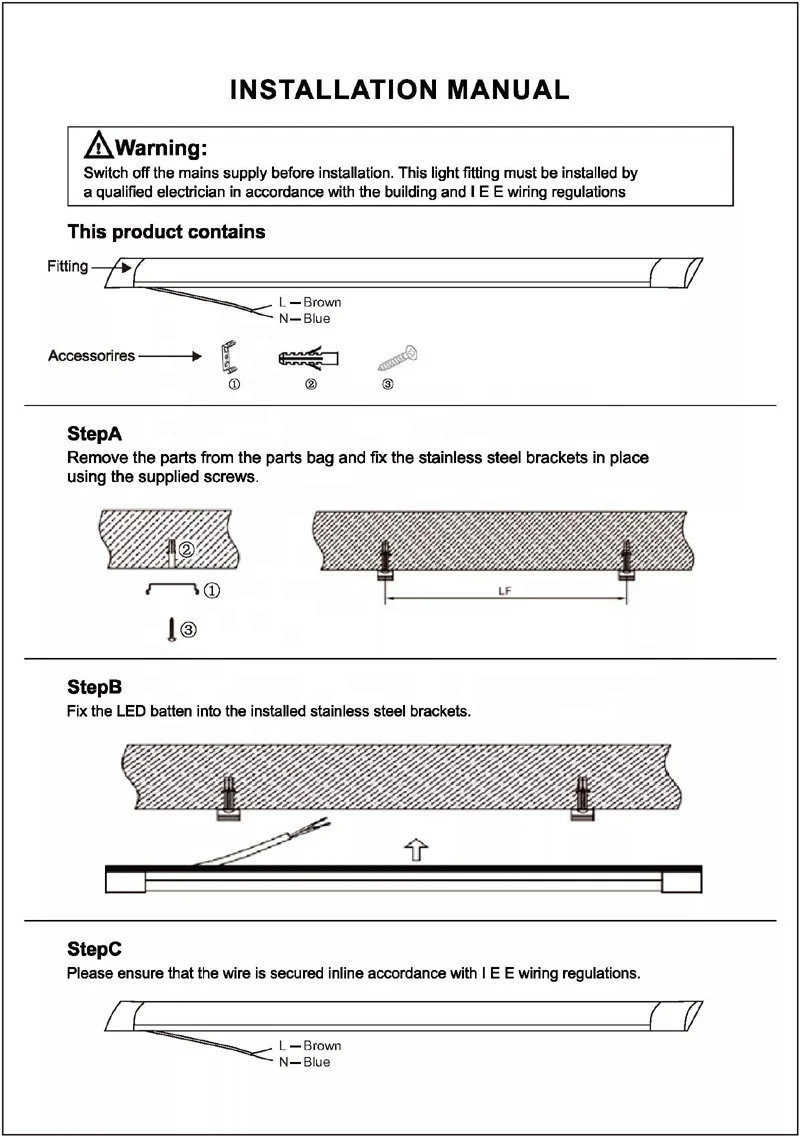 Zhongshan 2022 IP20 new OEM office 4 ft 1.2m 120cm 1200mm 40w 72w 80w 100w batten light led led linear lamps batten light