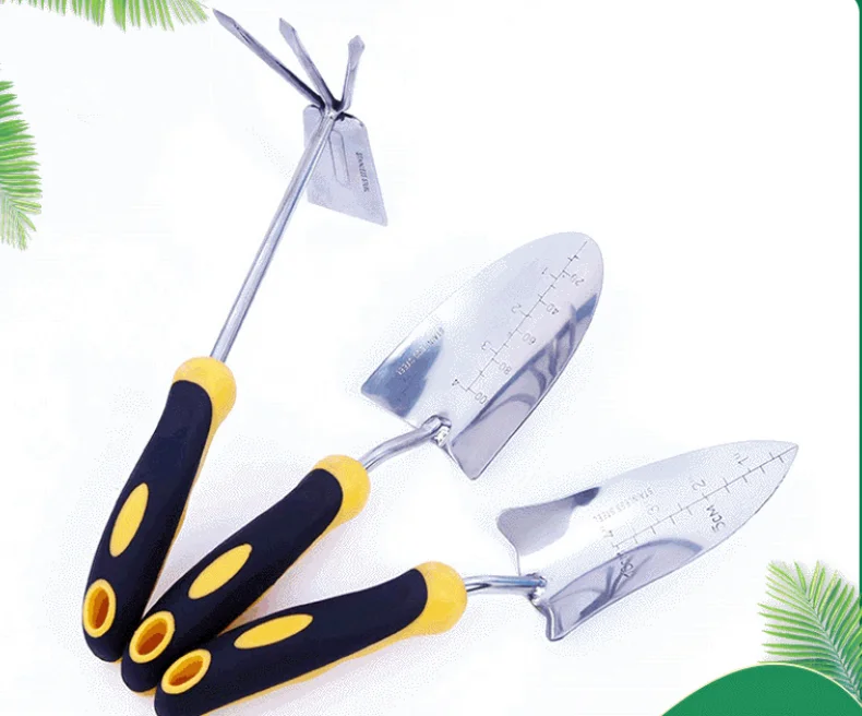 OnTop Hand Tool Kits Painting Hand  Garden Tools Set of 3 Trowel, Transplanter & Cultivator
