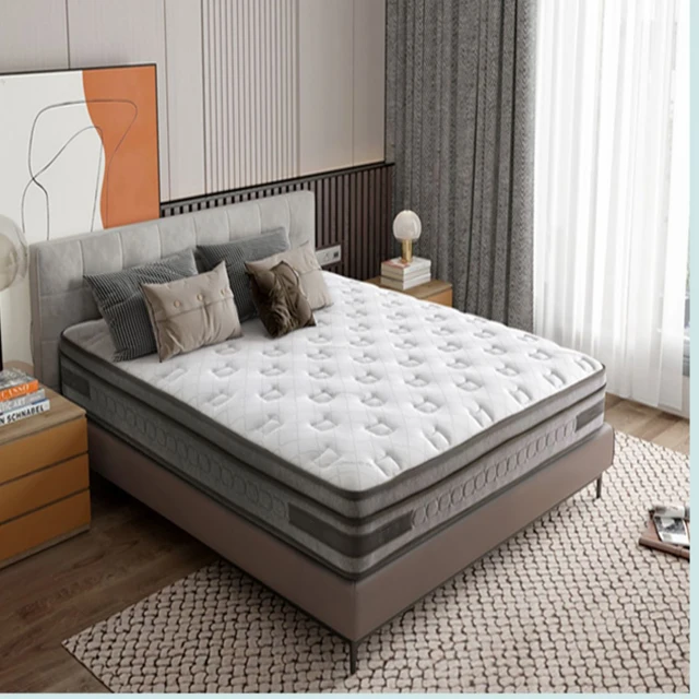 rubber house tricot gold ssingle quality memory foam material export spring core soft topper mattress