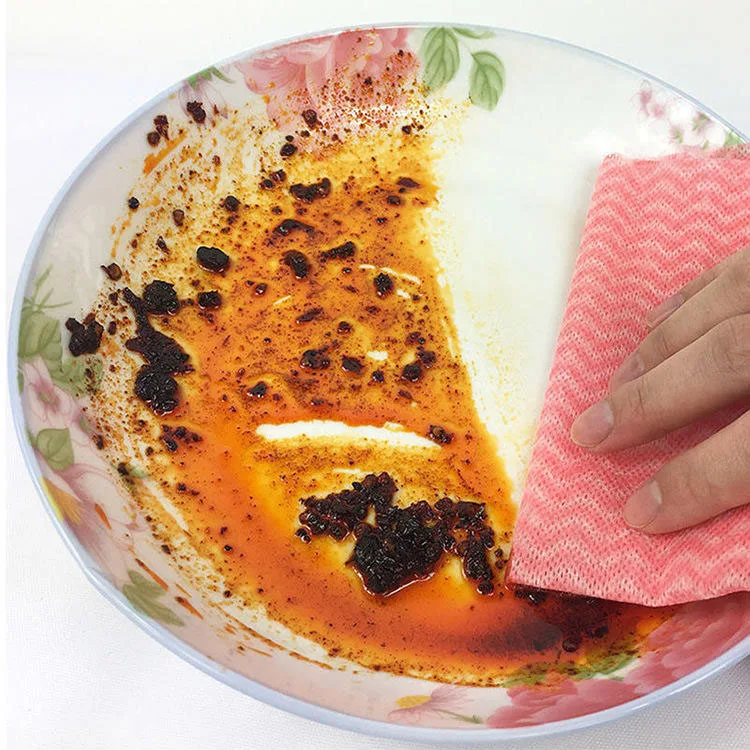 Factory Direct Supply OEM Disposable Cleaning Cloth Household Kitchen Multi-Purpose Cloth Wipes Reusable Cleaning Wipe