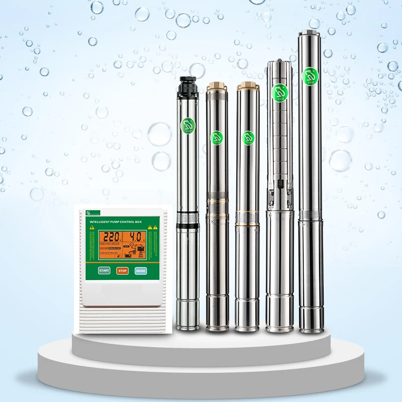 stainless steel quality wholesale head 100 meter deep well pump solar pump for deep well deep well submersible pump dc 300m