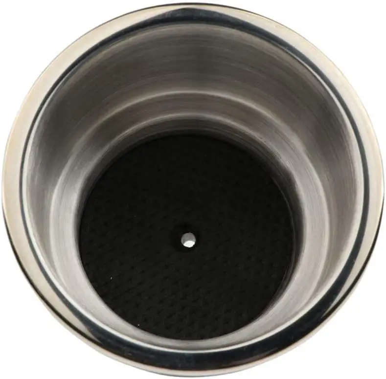 Cup Holder Cup Drink Holders Brushed Bottle Holders Sliver Stainless Steel Camping Metal Insert 2 Pack Round 500pcs Minimalist