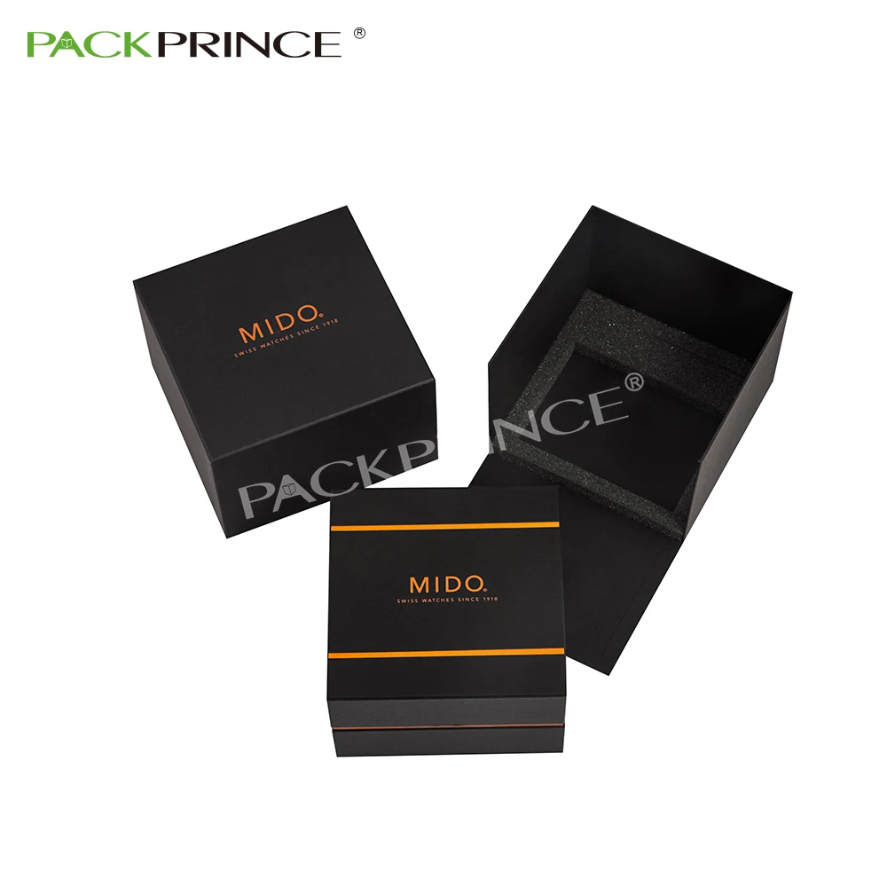 Manufacturer Custom Luxury Rigid Cardboard Paper Gift Packaging Magnetic Watch Gift Box