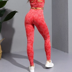Новые поступления, модные леггинсы для подтяжки ягодиц, высококачественные камуфляжные леггинсы для спортзала с индивидуальным логотипом для женщин