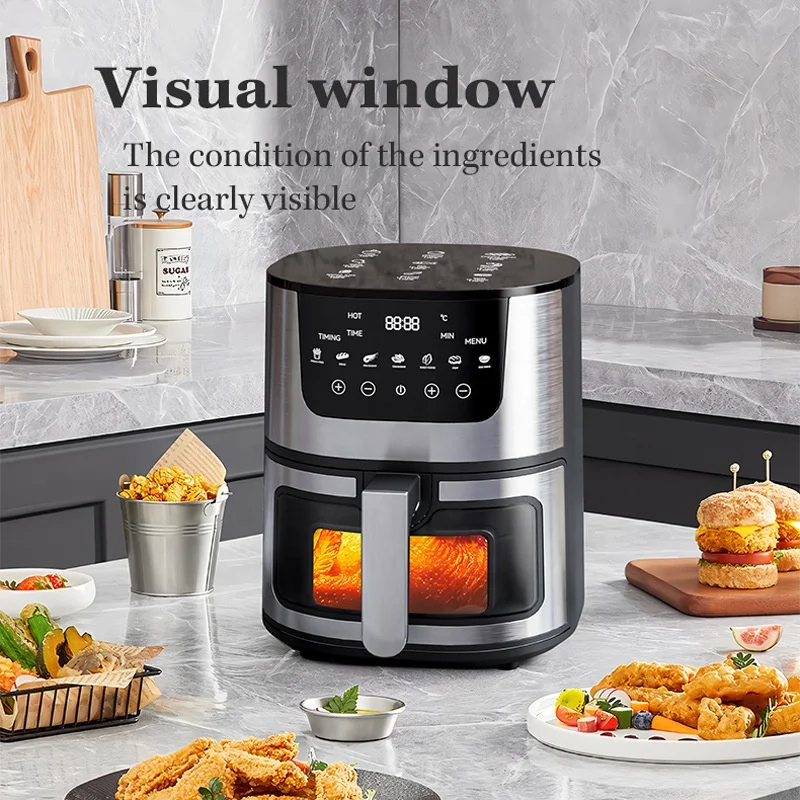 Hot selling Luxury Oil-free Double 8L Air fryer smart home appliances high quality Commercial Deep Air Fryer